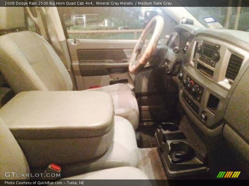 Mineral Gray Metallic / Medium Slate Gray 2008 Dodge Ram 2500 Big Horn Quad Cab 4x4