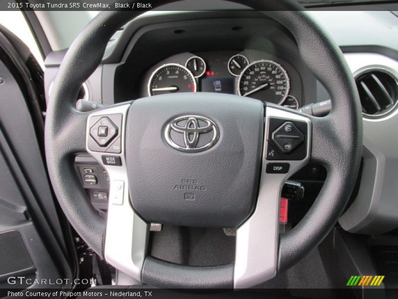 Black / Black 2015 Toyota Tundra SR5 CrewMax