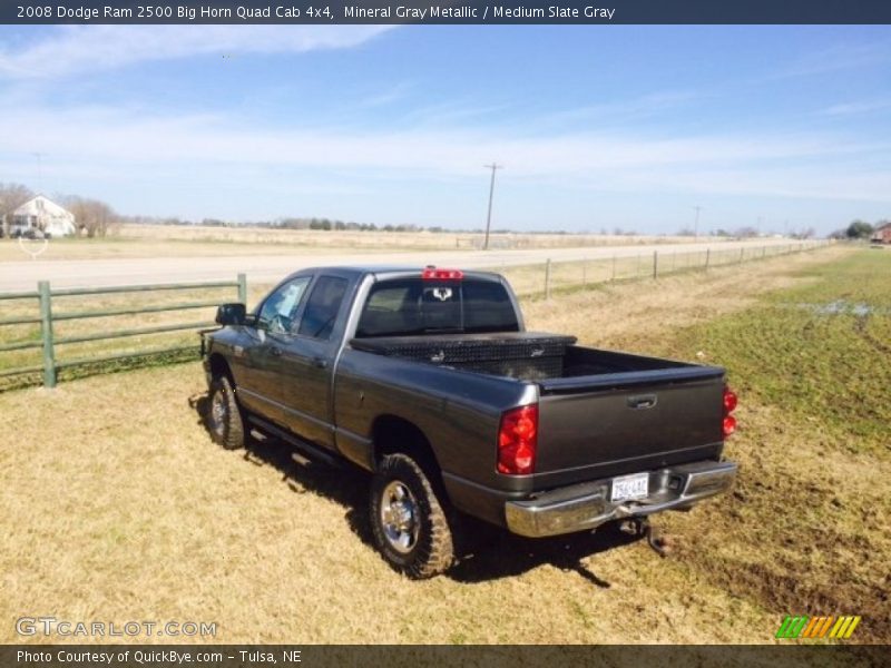 Mineral Gray Metallic / Medium Slate Gray 2008 Dodge Ram 2500 Big Horn Quad Cab 4x4