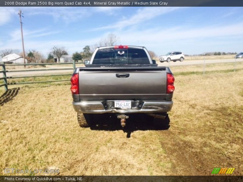 Mineral Gray Metallic / Medium Slate Gray 2008 Dodge Ram 2500 Big Horn Quad Cab 4x4