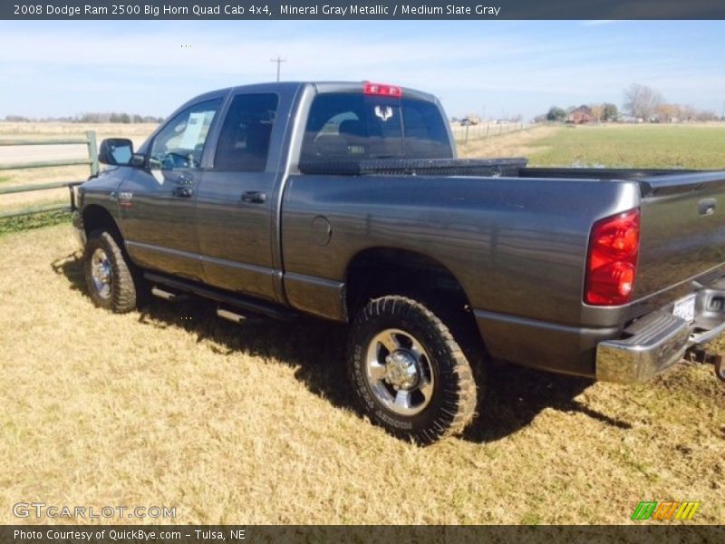 Mineral Gray Metallic / Medium Slate Gray 2008 Dodge Ram 2500 Big Horn Quad Cab 4x4
