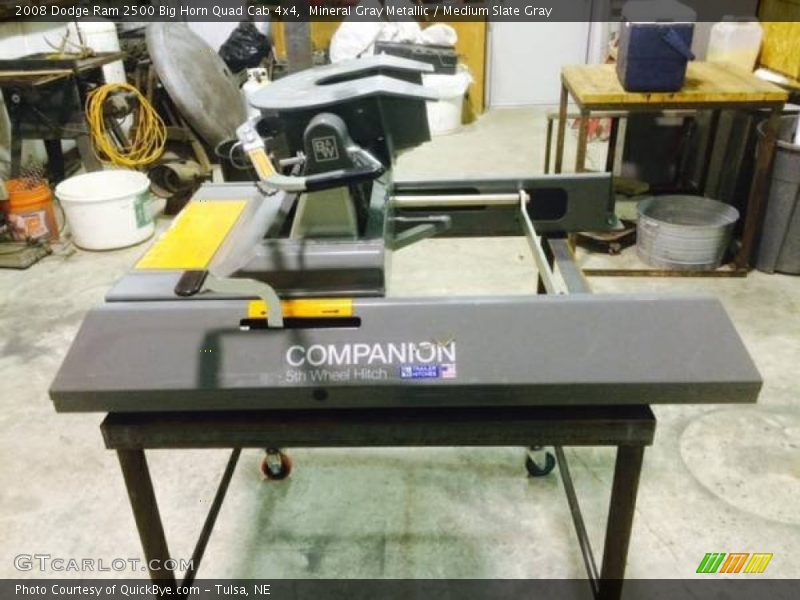 Mineral Gray Metallic / Medium Slate Gray 2008 Dodge Ram 2500 Big Horn Quad Cab 4x4