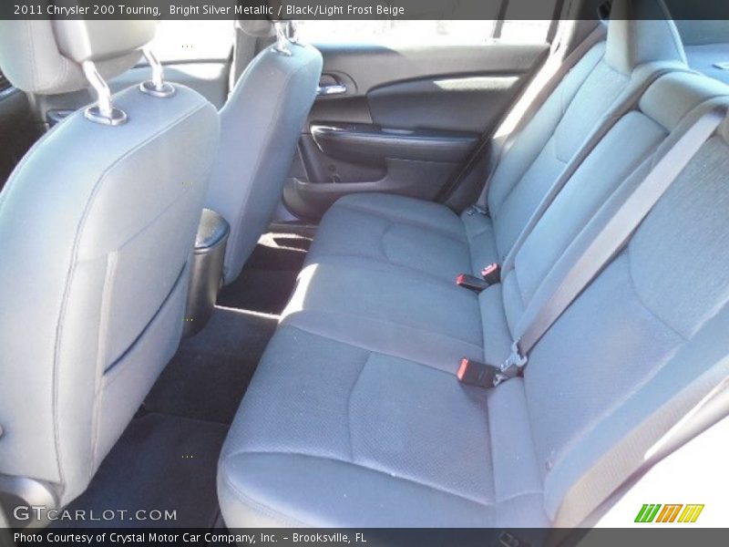 Bright Silver Metallic / Black/Light Frost Beige 2011 Chrysler 200 Touring