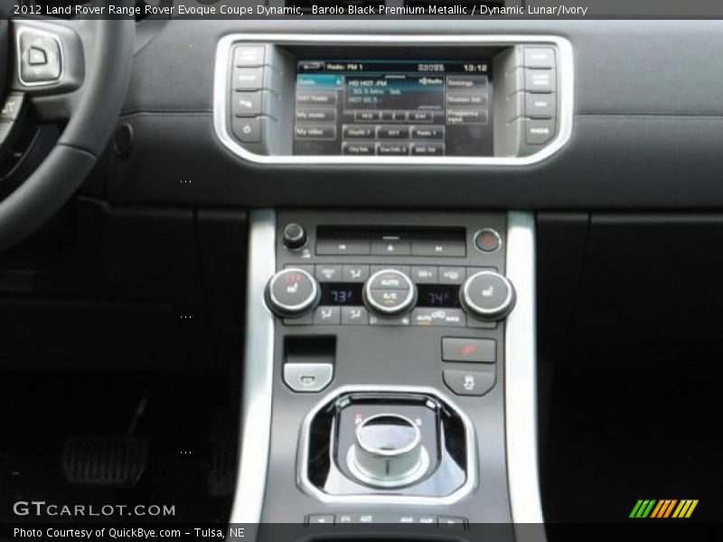 Barolo Black Premium Metallic / Dynamic Lunar/Ivory 2012 Land Rover Range Rover Evoque Coupe Dynamic