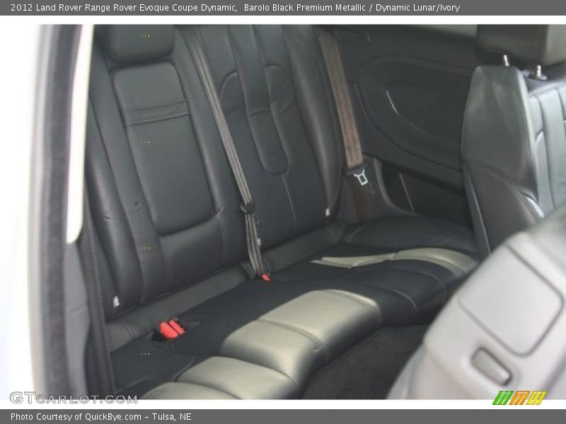 Barolo Black Premium Metallic / Dynamic Lunar/Ivory 2012 Land Rover Range Rover Evoque Coupe Dynamic