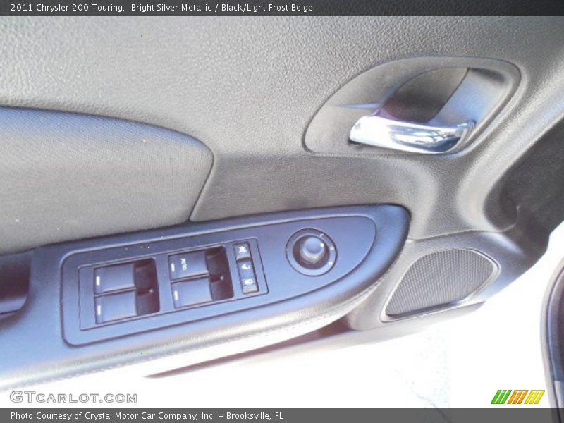Bright Silver Metallic / Black/Light Frost Beige 2011 Chrysler 200 Touring