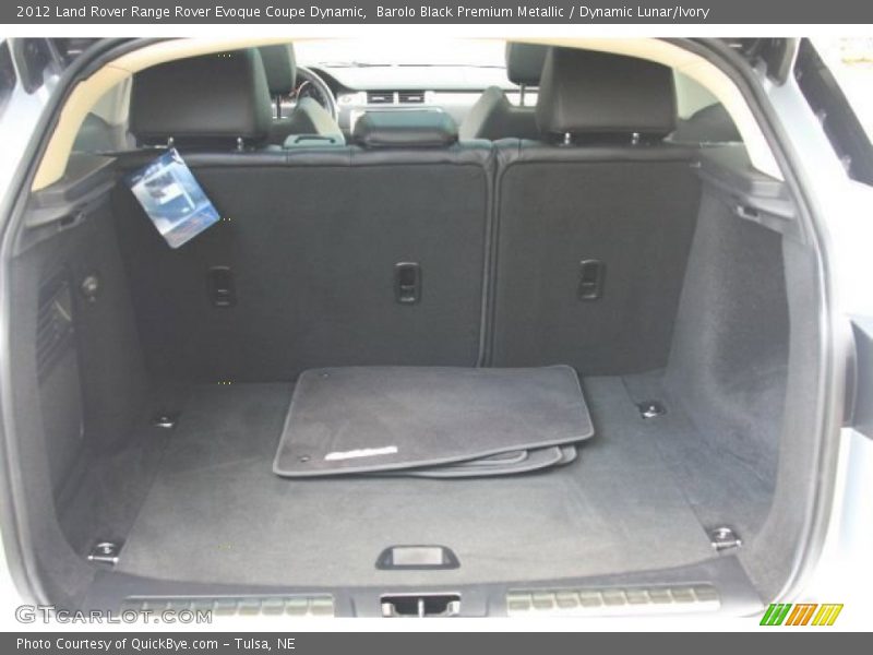 Barolo Black Premium Metallic / Dynamic Lunar/Ivory 2012 Land Rover Range Rover Evoque Coupe Dynamic