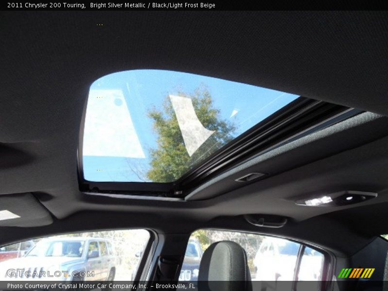 Bright Silver Metallic / Black/Light Frost Beige 2011 Chrysler 200 Touring