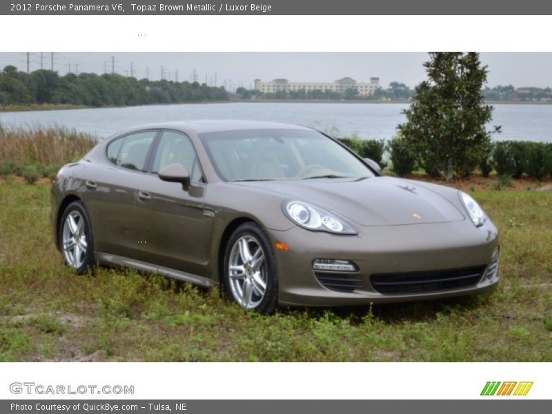 Topaz Brown Metallic / Luxor Beige 2012 Porsche Panamera V6