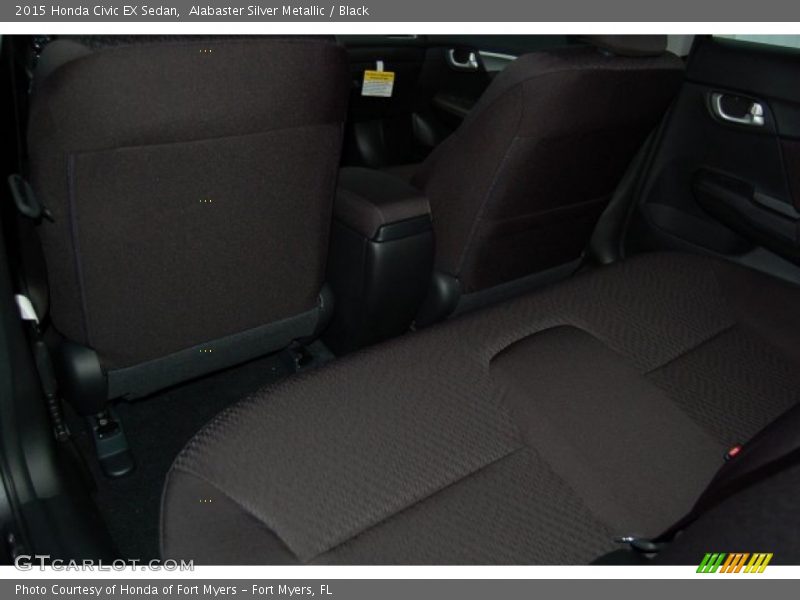 Alabaster Silver Metallic / Black 2015 Honda Civic EX Sedan