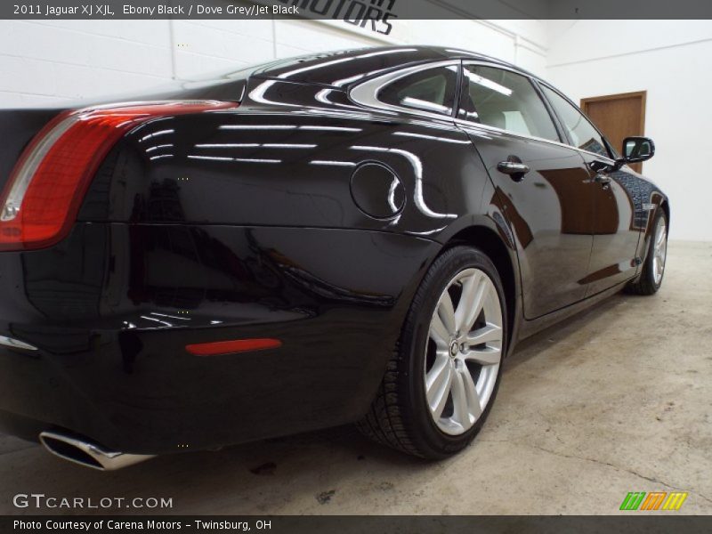 Ebony Black / Dove Grey/Jet Black 2011 Jaguar XJ XJL