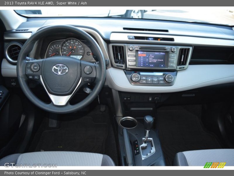 Super White / Ash 2013 Toyota RAV4 XLE AWD