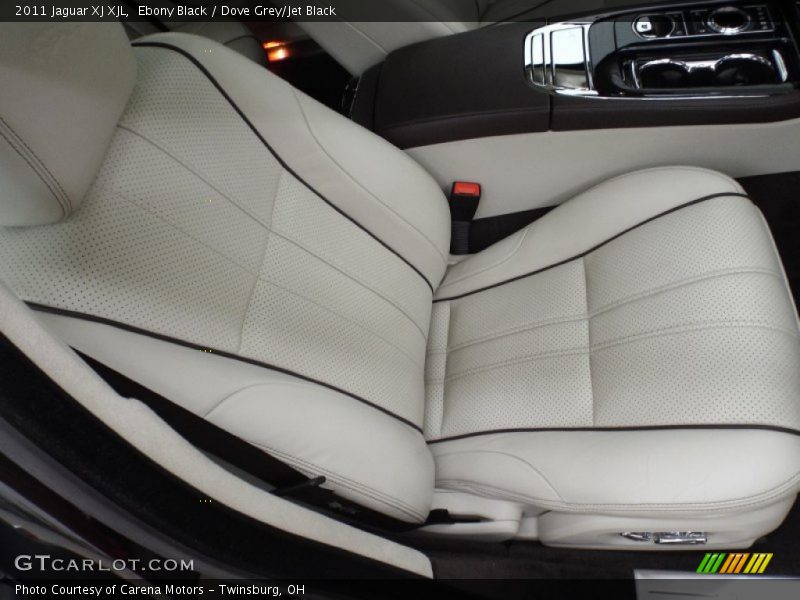 Ebony Black / Dove Grey/Jet Black 2011 Jaguar XJ XJL