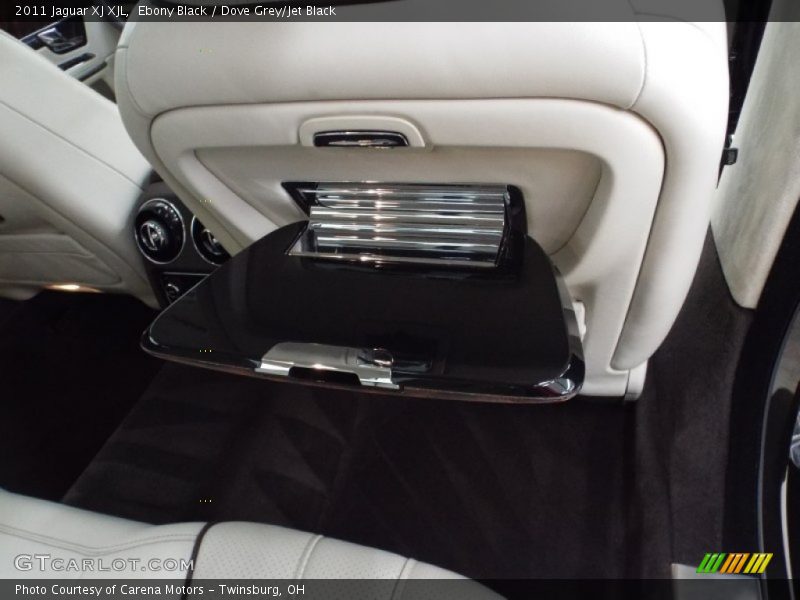 Ebony Black / Dove Grey/Jet Black 2011 Jaguar XJ XJL