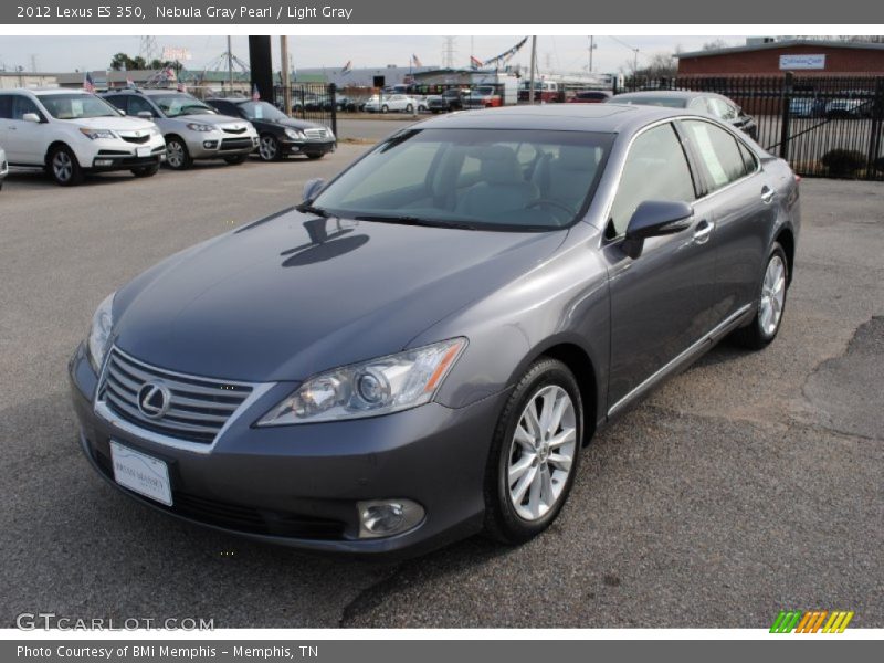 Nebula Gray Pearl / Light Gray 2012 Lexus ES 350