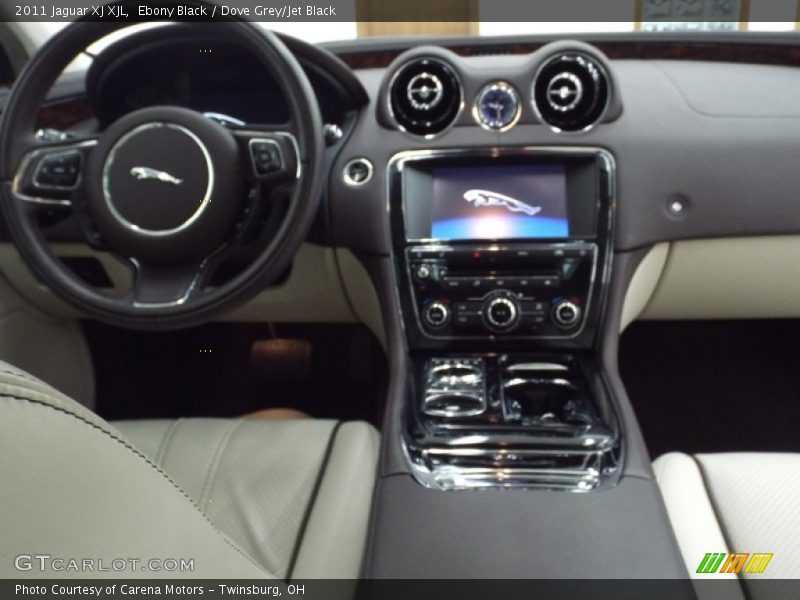Ebony Black / Dove Grey/Jet Black 2011 Jaguar XJ XJL