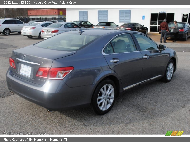 Nebula Gray Pearl / Light Gray 2012 Lexus ES 350