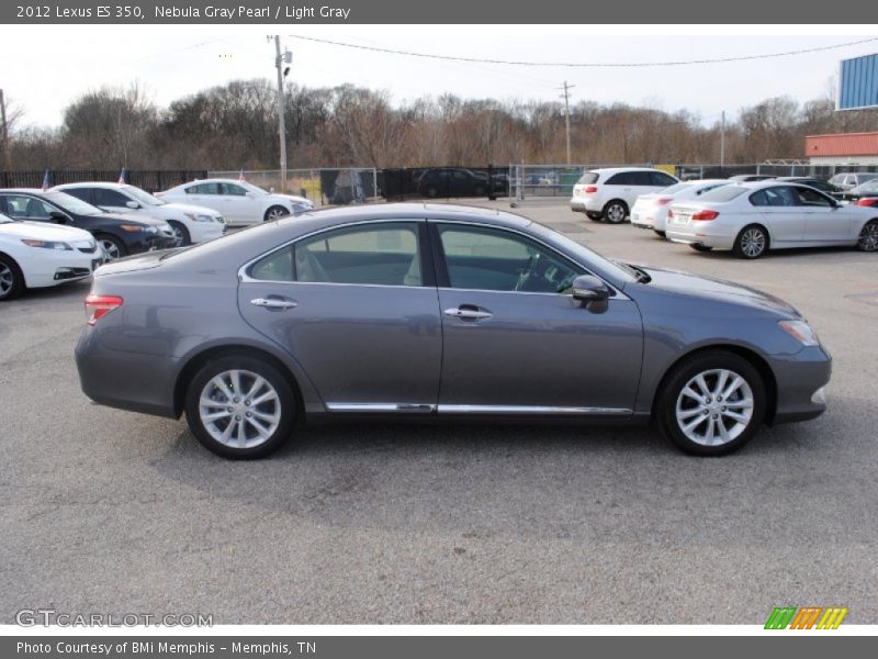 Nebula Gray Pearl / Light Gray 2012 Lexus ES 350