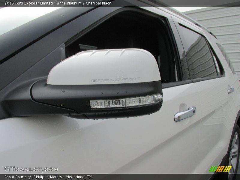 White Platinum / Charcoal Black 2015 Ford Explorer Limited