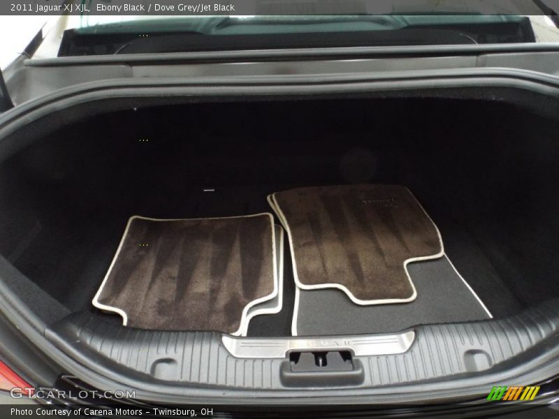 Ebony Black / Dove Grey/Jet Black 2011 Jaguar XJ XJL