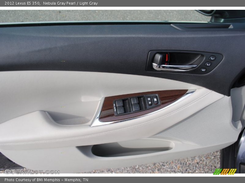 Nebula Gray Pearl / Light Gray 2012 Lexus ES 350