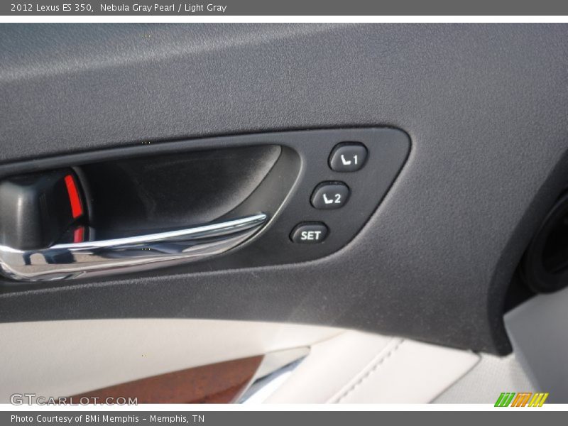 Nebula Gray Pearl / Light Gray 2012 Lexus ES 350