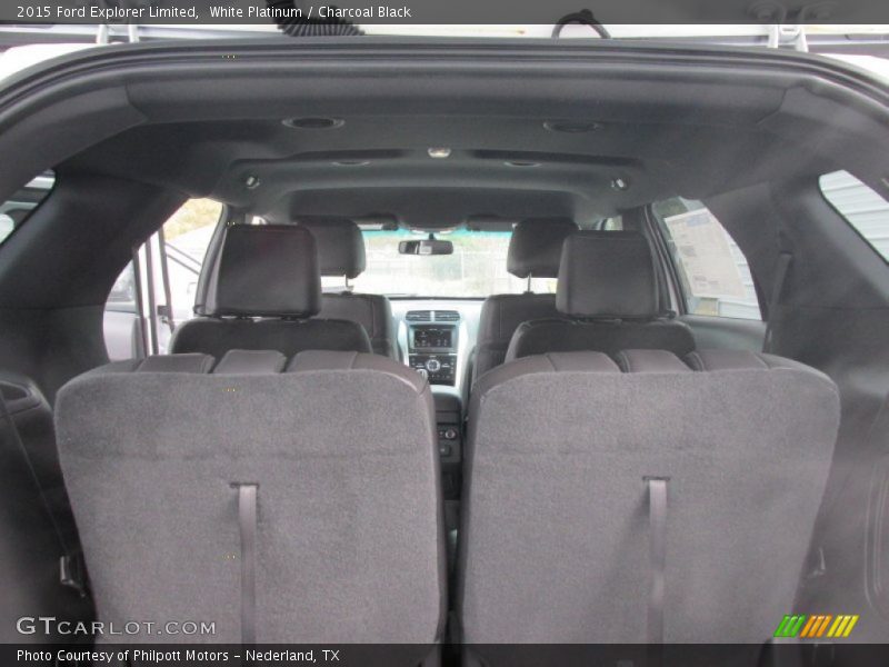 White Platinum / Charcoal Black 2015 Ford Explorer Limited