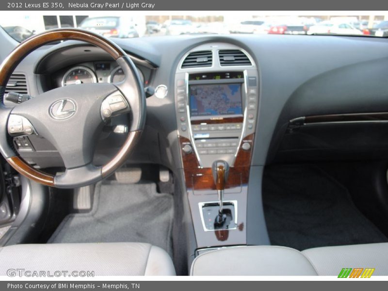 Nebula Gray Pearl / Light Gray 2012 Lexus ES 350