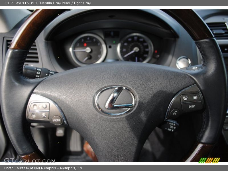 Nebula Gray Pearl / Light Gray 2012 Lexus ES 350