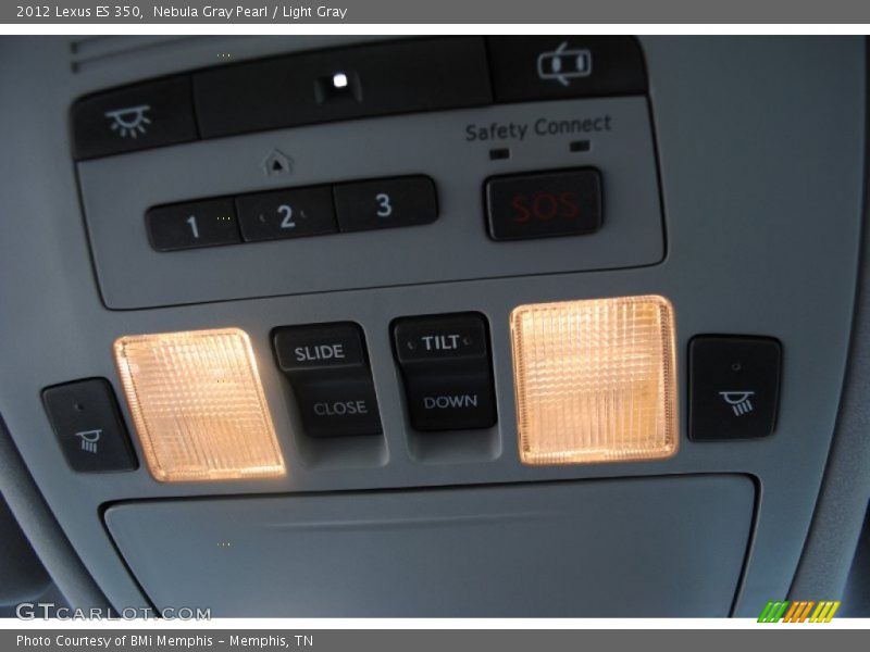 Nebula Gray Pearl / Light Gray 2012 Lexus ES 350