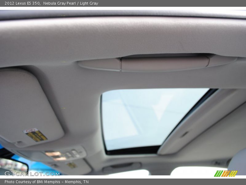 Nebula Gray Pearl / Light Gray 2012 Lexus ES 350