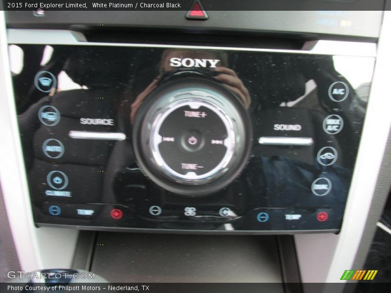 White Platinum / Charcoal Black 2015 Ford Explorer Limited