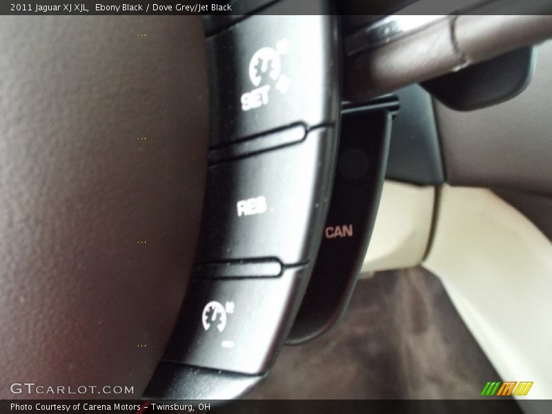 Ebony Black / Dove Grey/Jet Black 2011 Jaguar XJ XJL