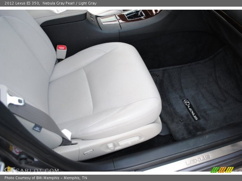 Nebula Gray Pearl / Light Gray 2012 Lexus ES 350