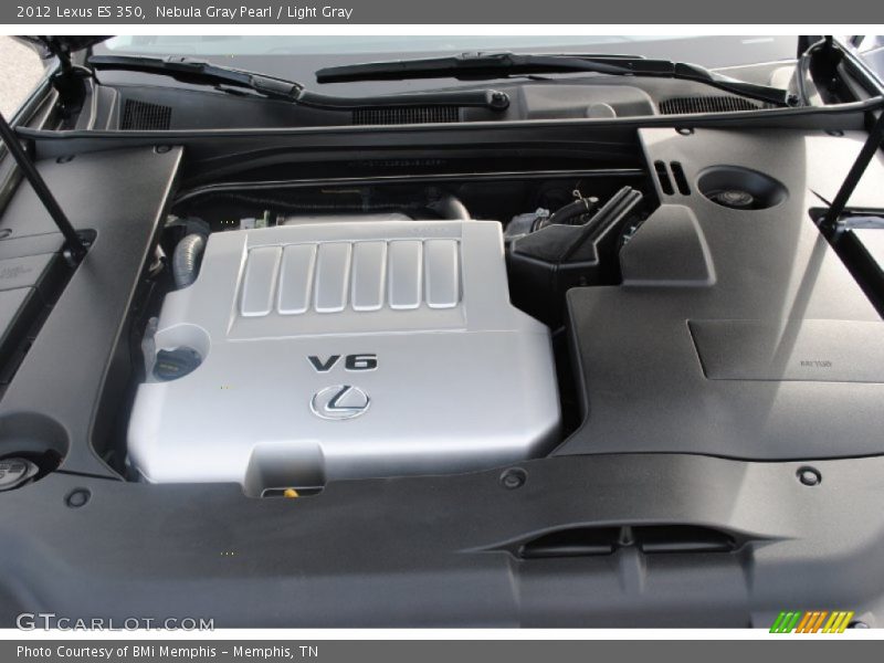 Nebula Gray Pearl / Light Gray 2012 Lexus ES 350