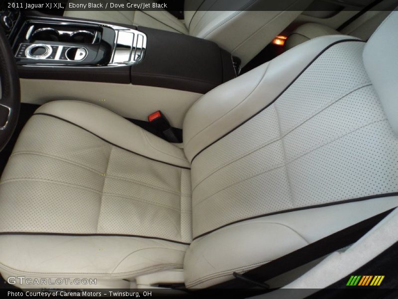 Ebony Black / Dove Grey/Jet Black 2011 Jaguar XJ XJL