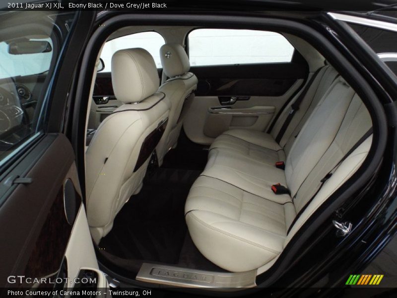 Ebony Black / Dove Grey/Jet Black 2011 Jaguar XJ XJL