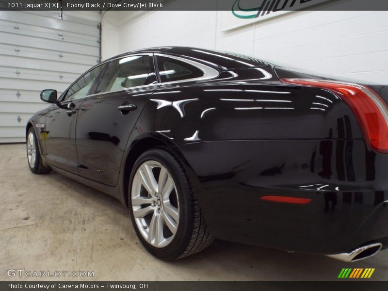 Ebony Black / Dove Grey/Jet Black 2011 Jaguar XJ XJL