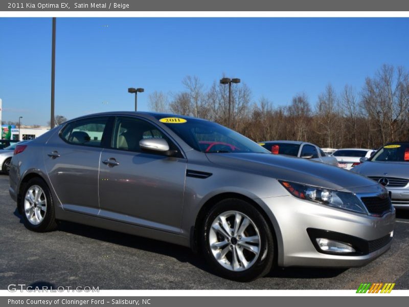 Satin Metal / Beige 2011 Kia Optima EX