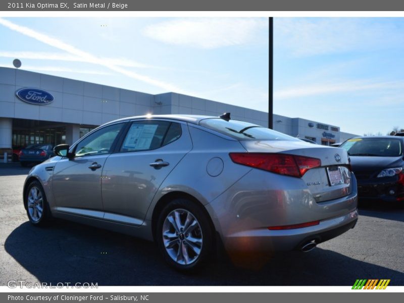 Satin Metal / Beige 2011 Kia Optima EX