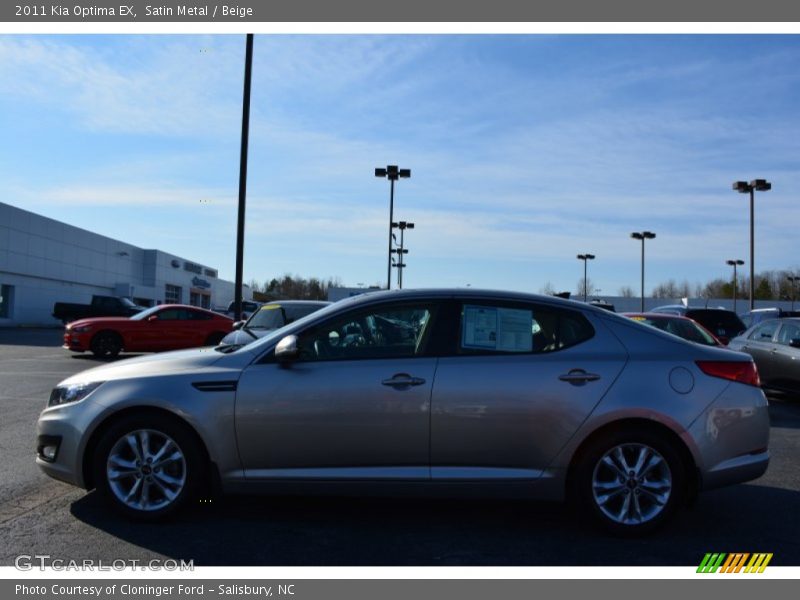 Satin Metal / Beige 2011 Kia Optima EX