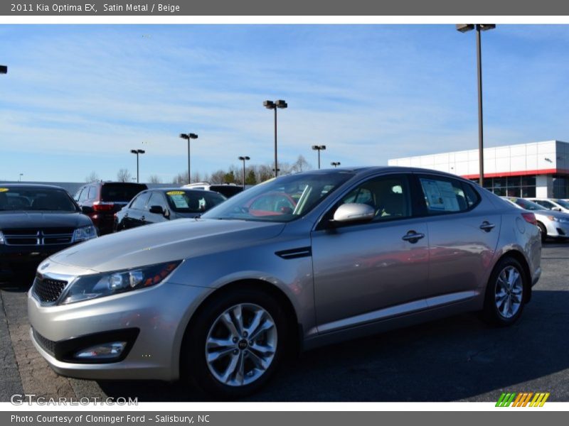 Satin Metal / Beige 2011 Kia Optima EX
