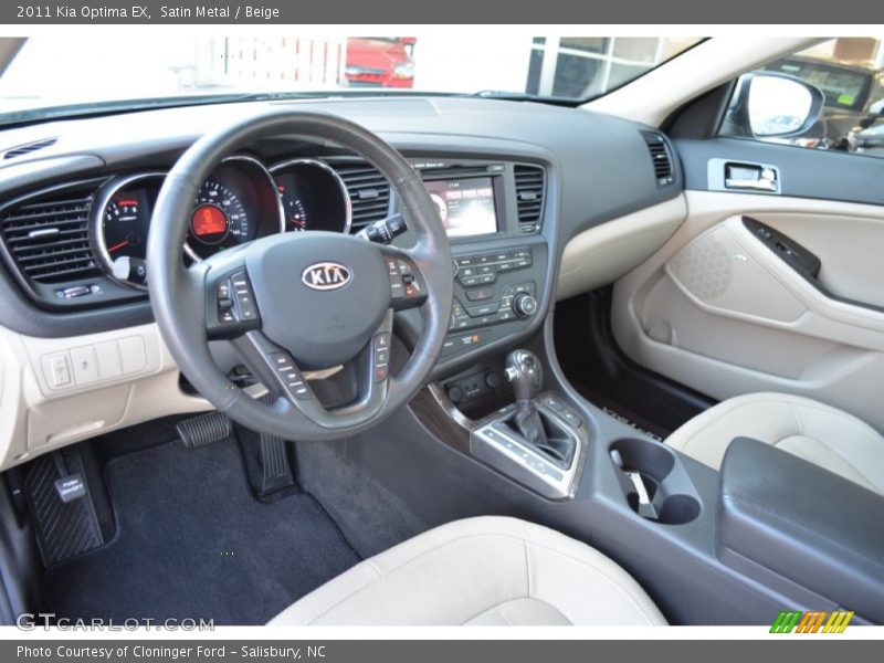 Satin Metal / Beige 2011 Kia Optima EX