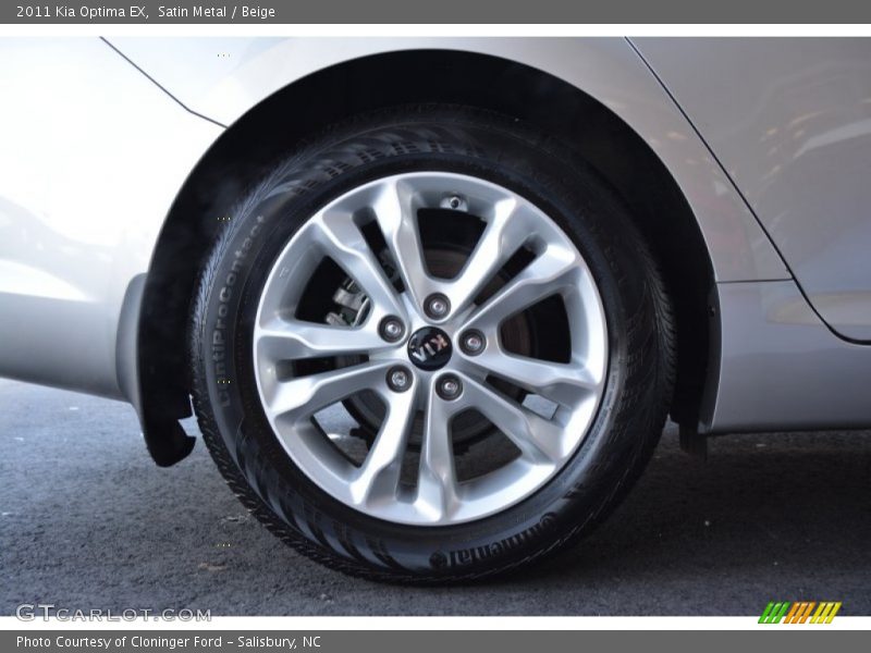 Satin Metal / Beige 2011 Kia Optima EX