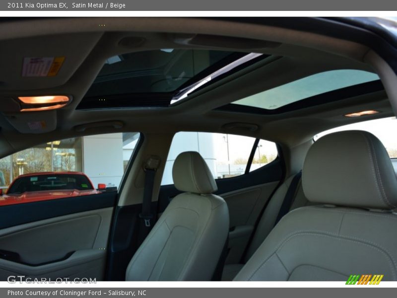 Satin Metal / Beige 2011 Kia Optima EX