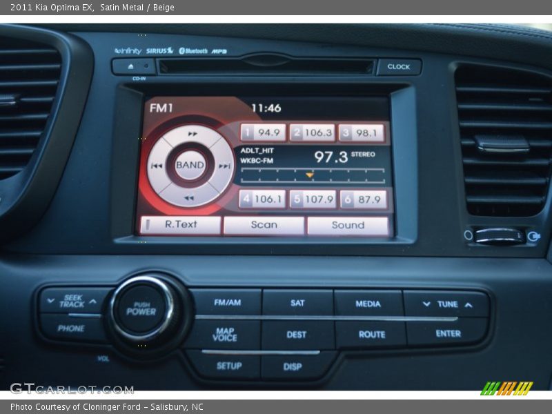 Satin Metal / Beige 2011 Kia Optima EX