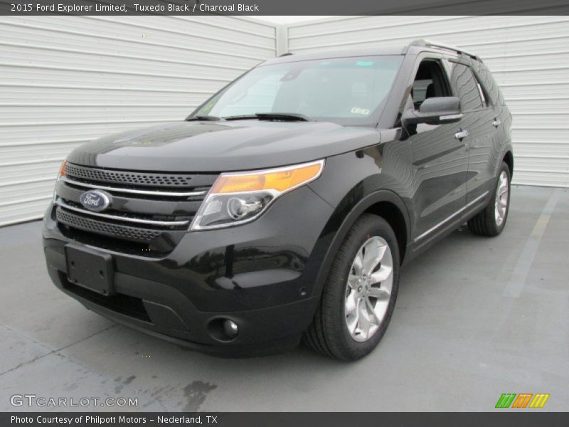 Tuxedo Black / Charcoal Black 2015 Ford Explorer Limited