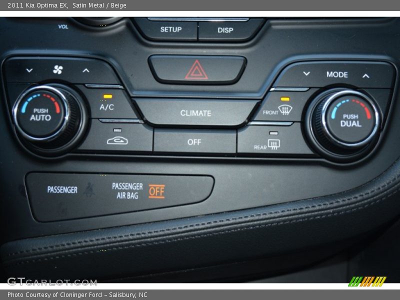 Satin Metal / Beige 2011 Kia Optima EX