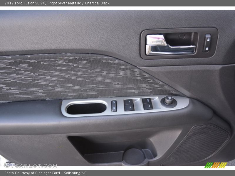 Ingot Silver Metallic / Charcoal Black 2012 Ford Fusion SE V6