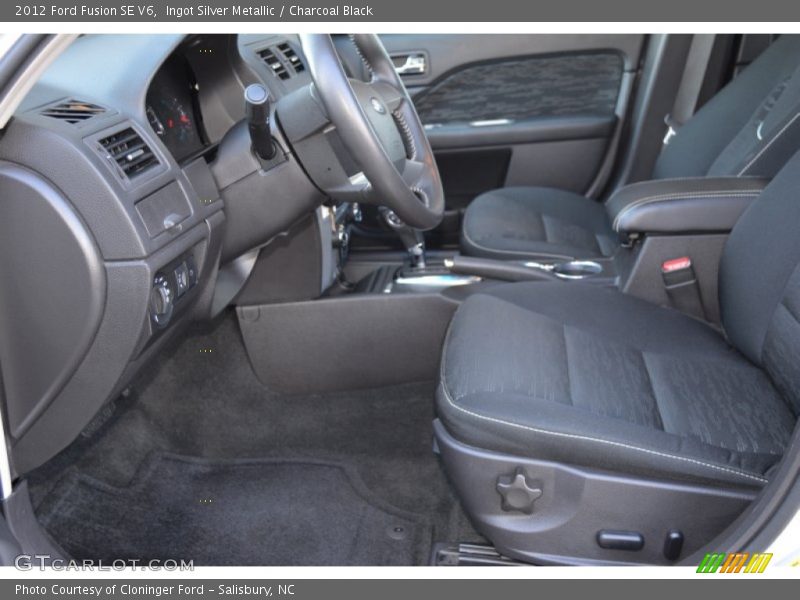 Ingot Silver Metallic / Charcoal Black 2012 Ford Fusion SE V6